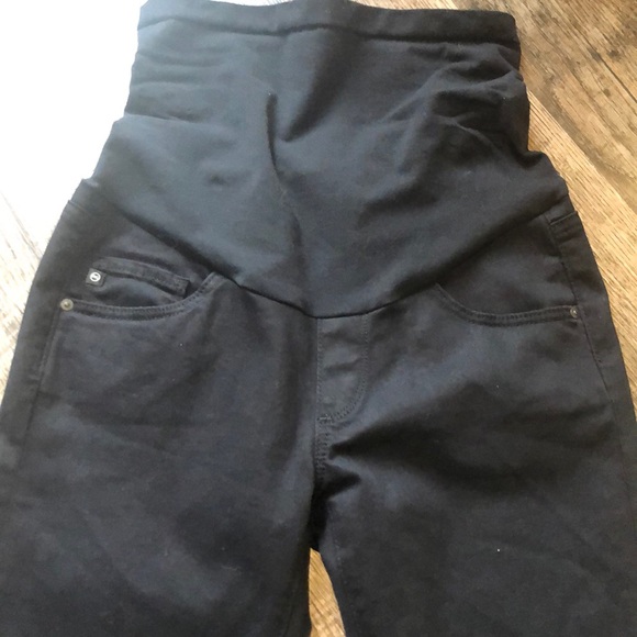 NEW! AG the leggings super skinny jeans in black - maternity - Picture 3 of 8